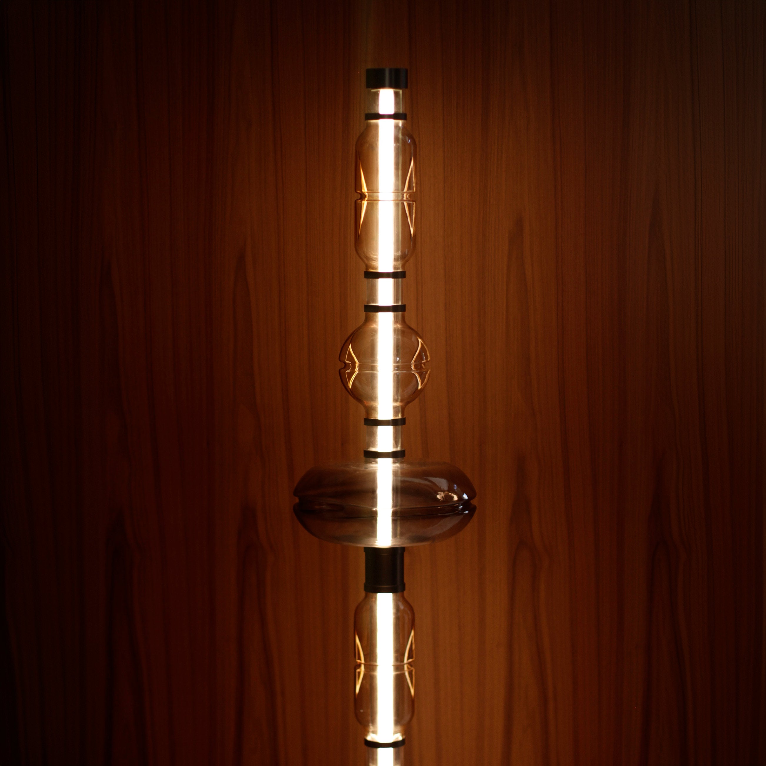 72" Gold LED Floor Lamp