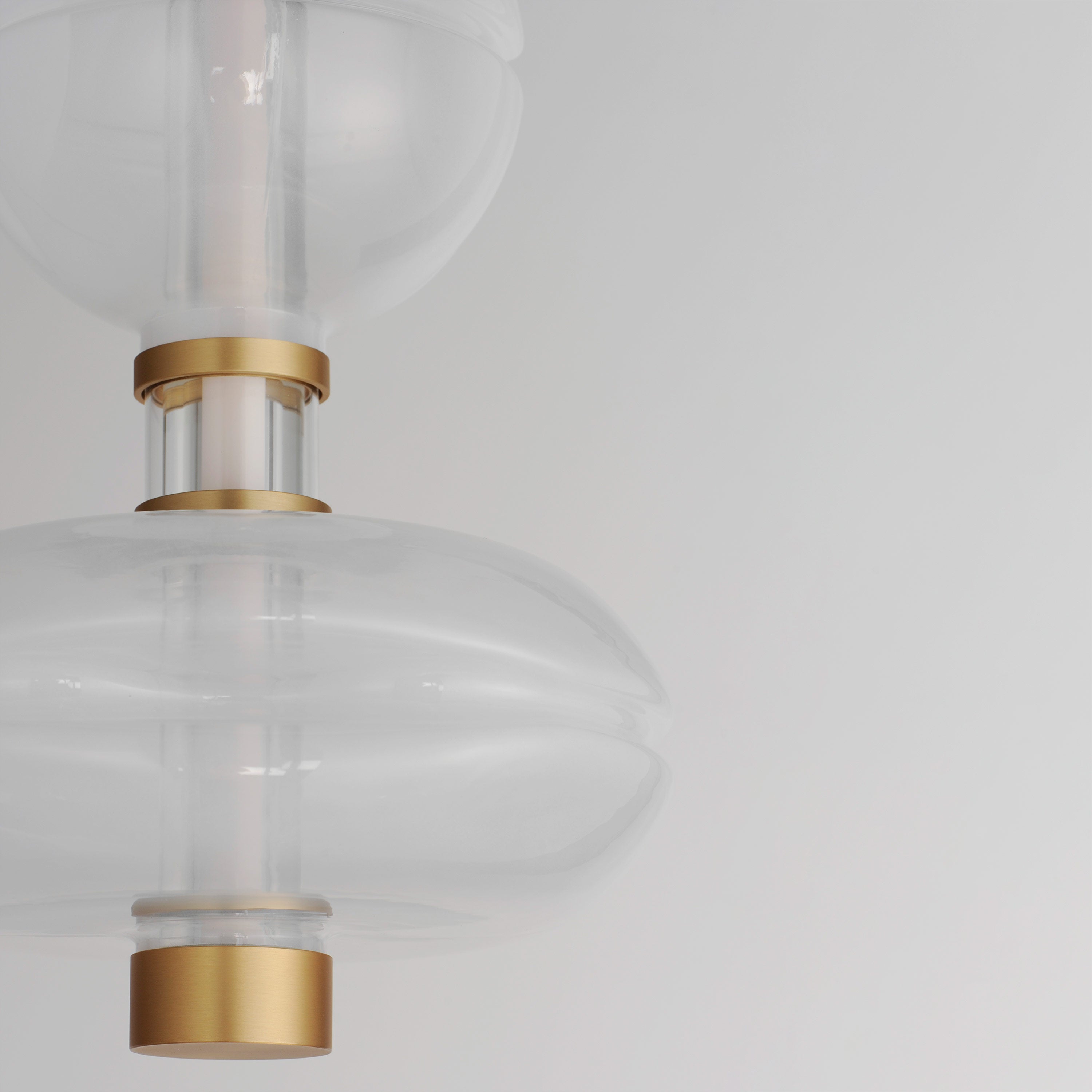 33" LED Gold Single Pendant