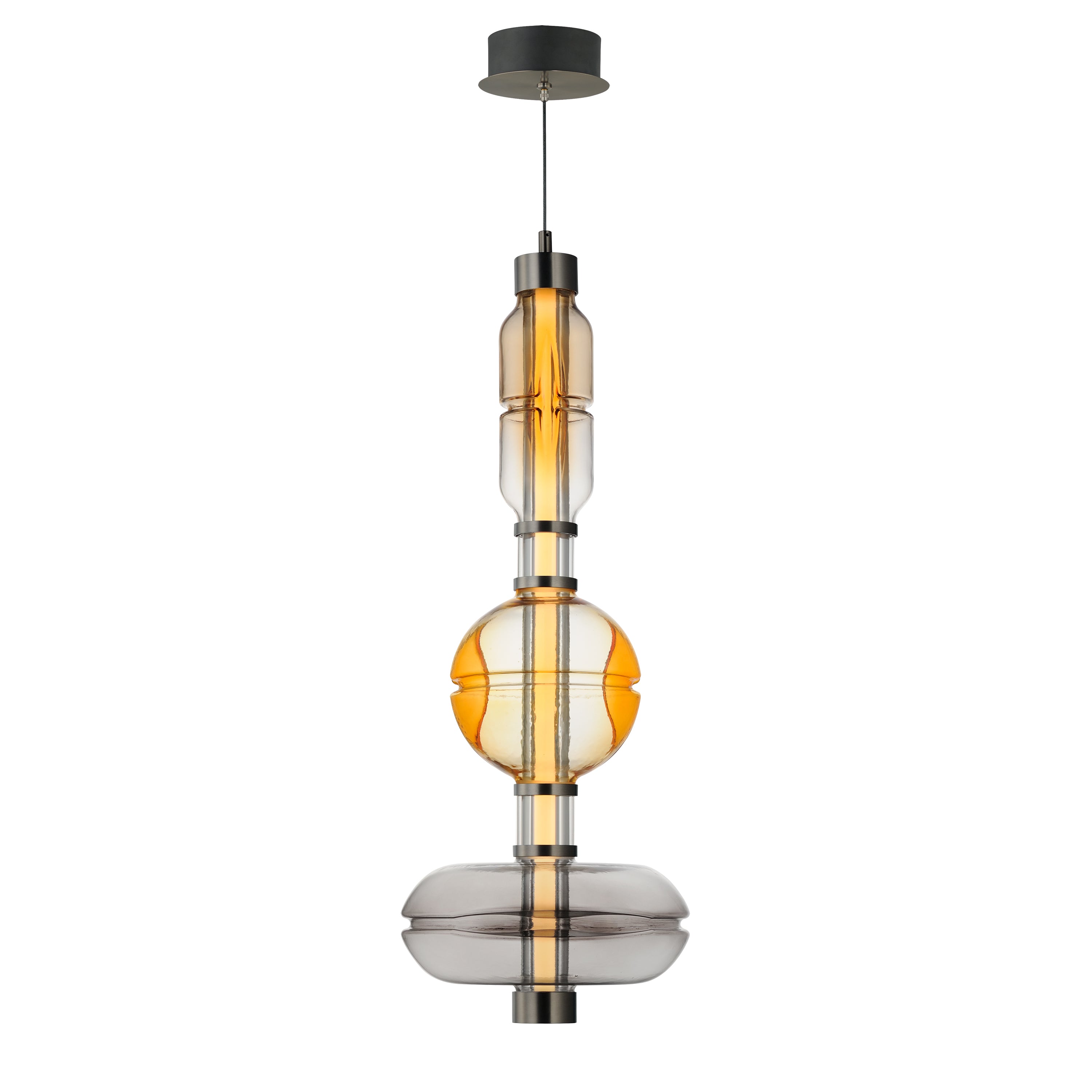 33" LED Gold Single Pendant