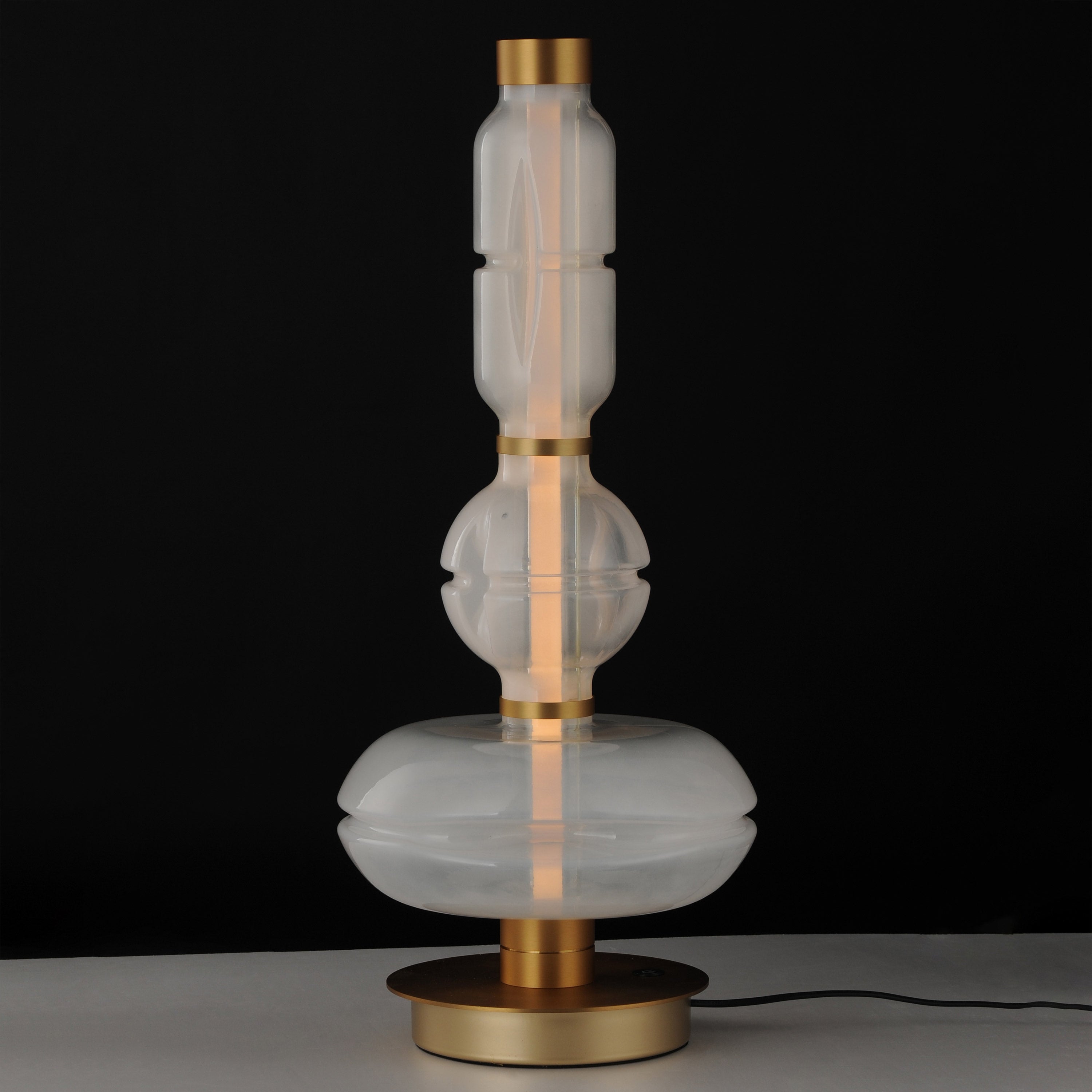 28" LED Gold Table Lamp