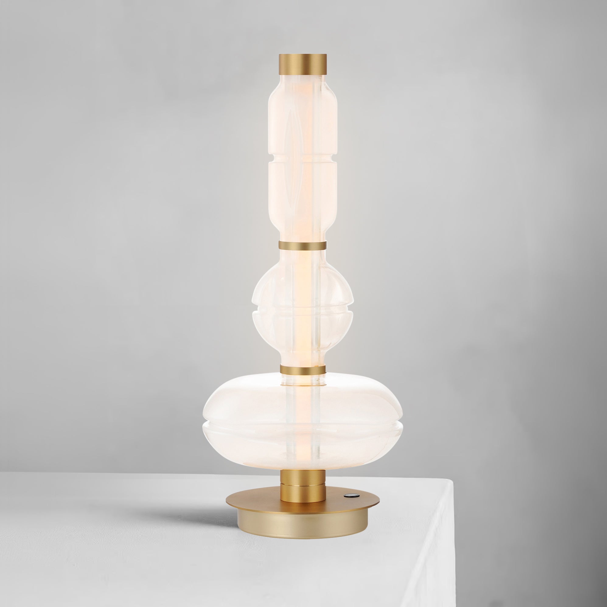 28" LED Gold Table Lamp