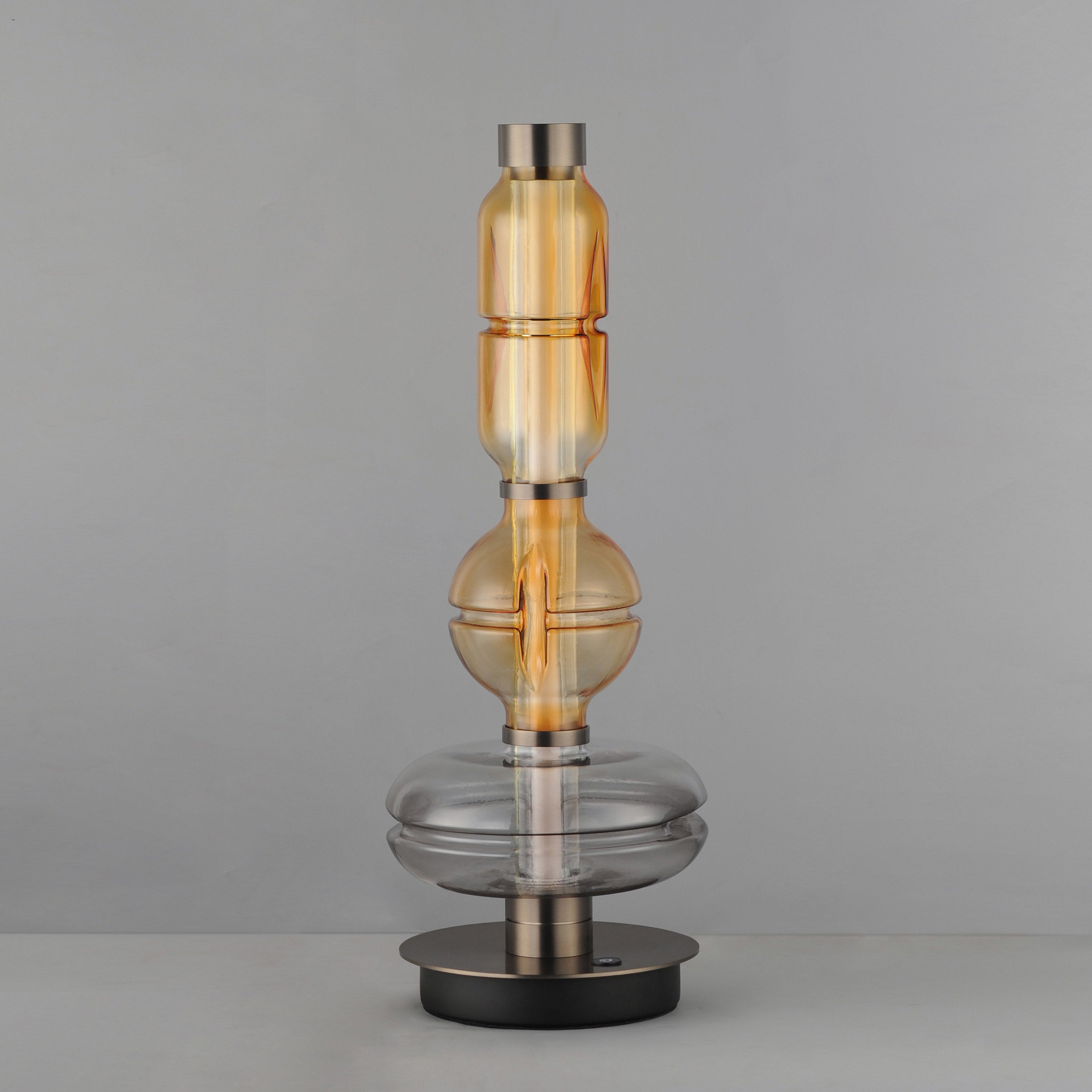 28" LED Gunmetal Table Lamp