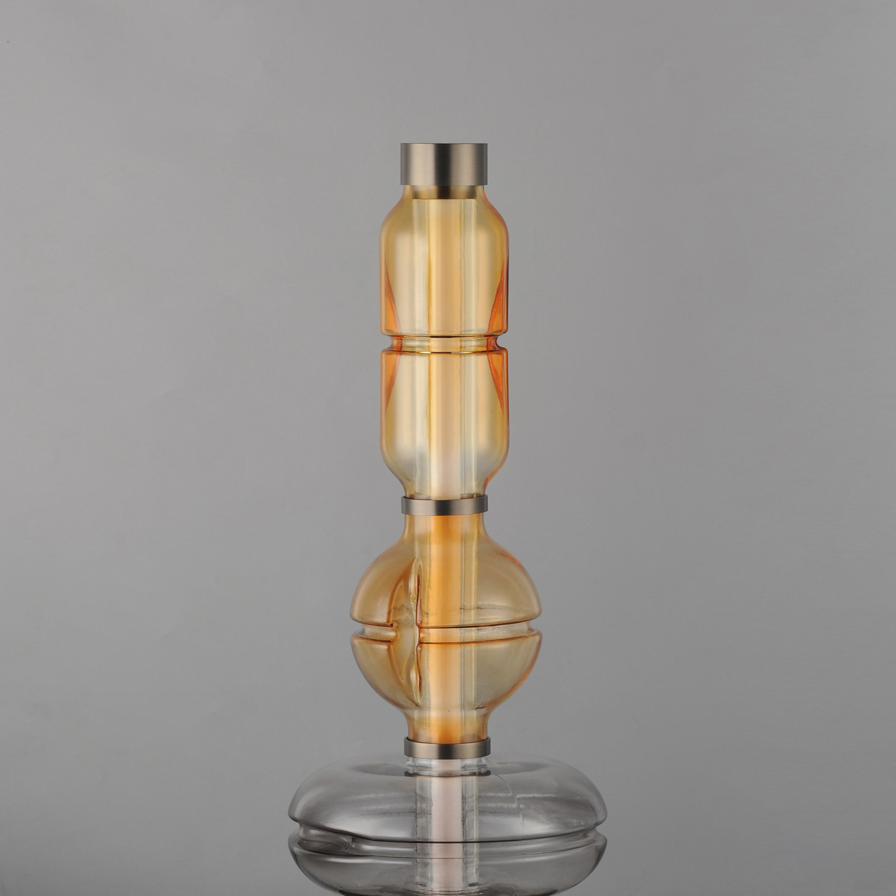 28" LED Gunmetal Table Lamp