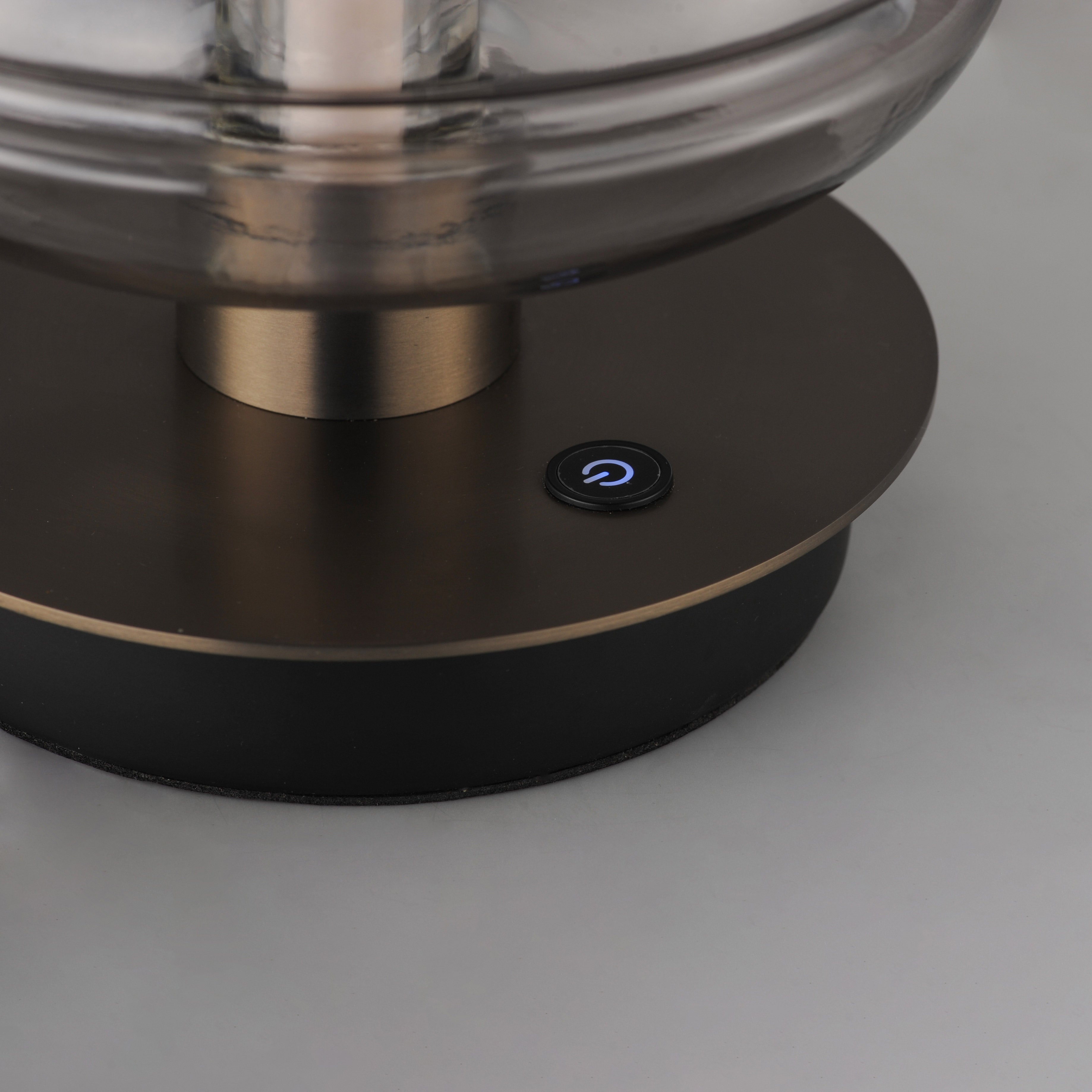 28" LED Gunmetal Table Lamp