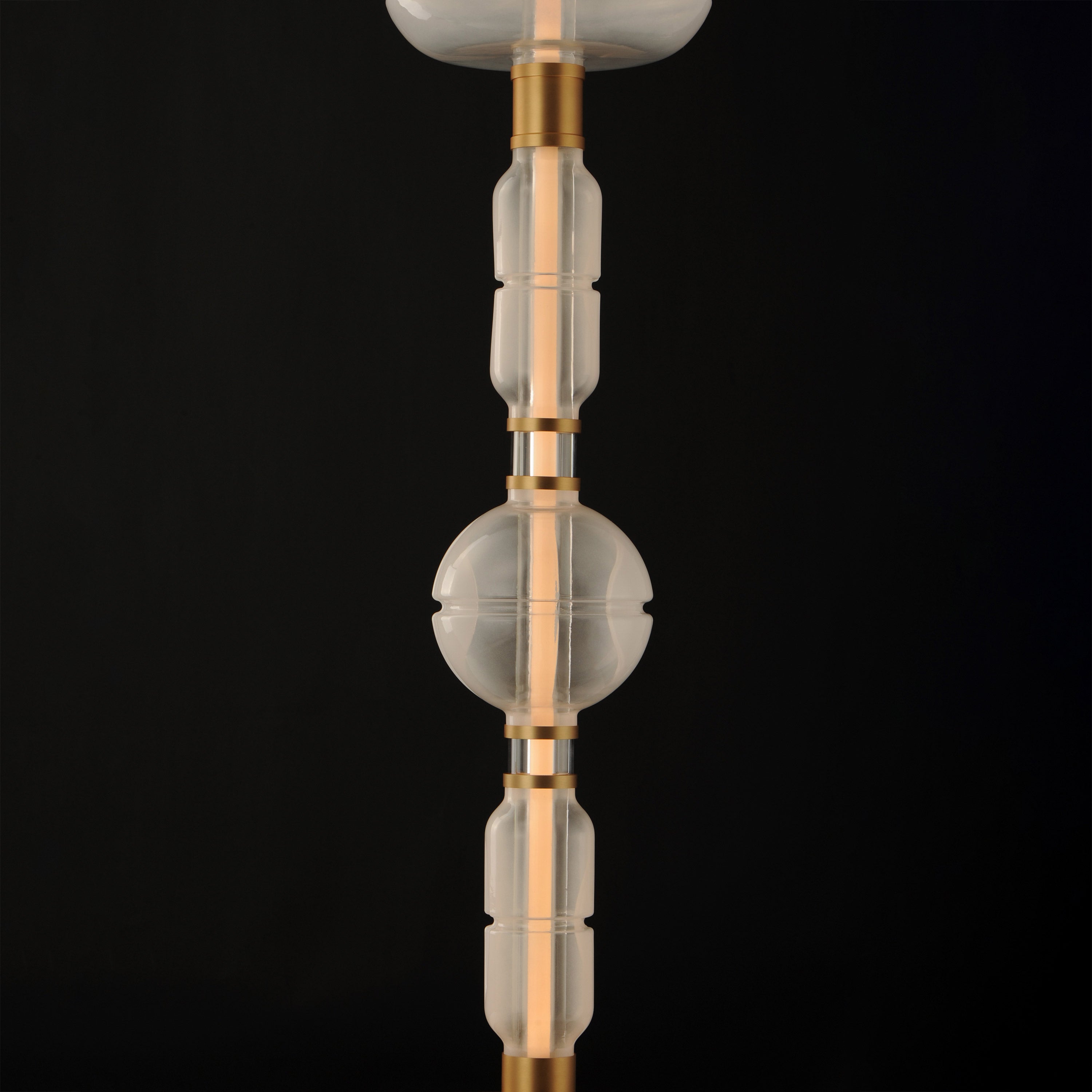 72" Gold LED Floor Lamp