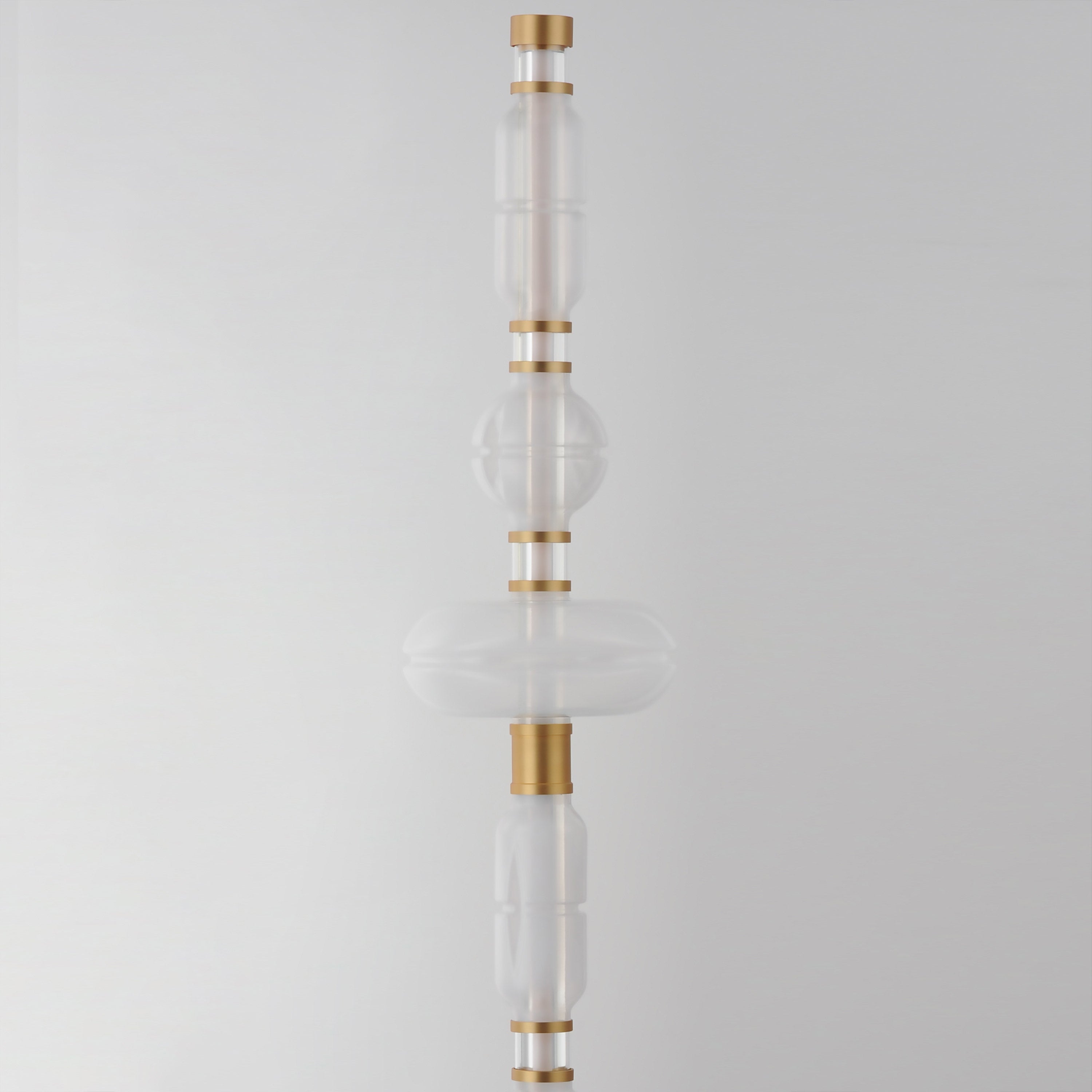 72" Gold LED Floor Lamp