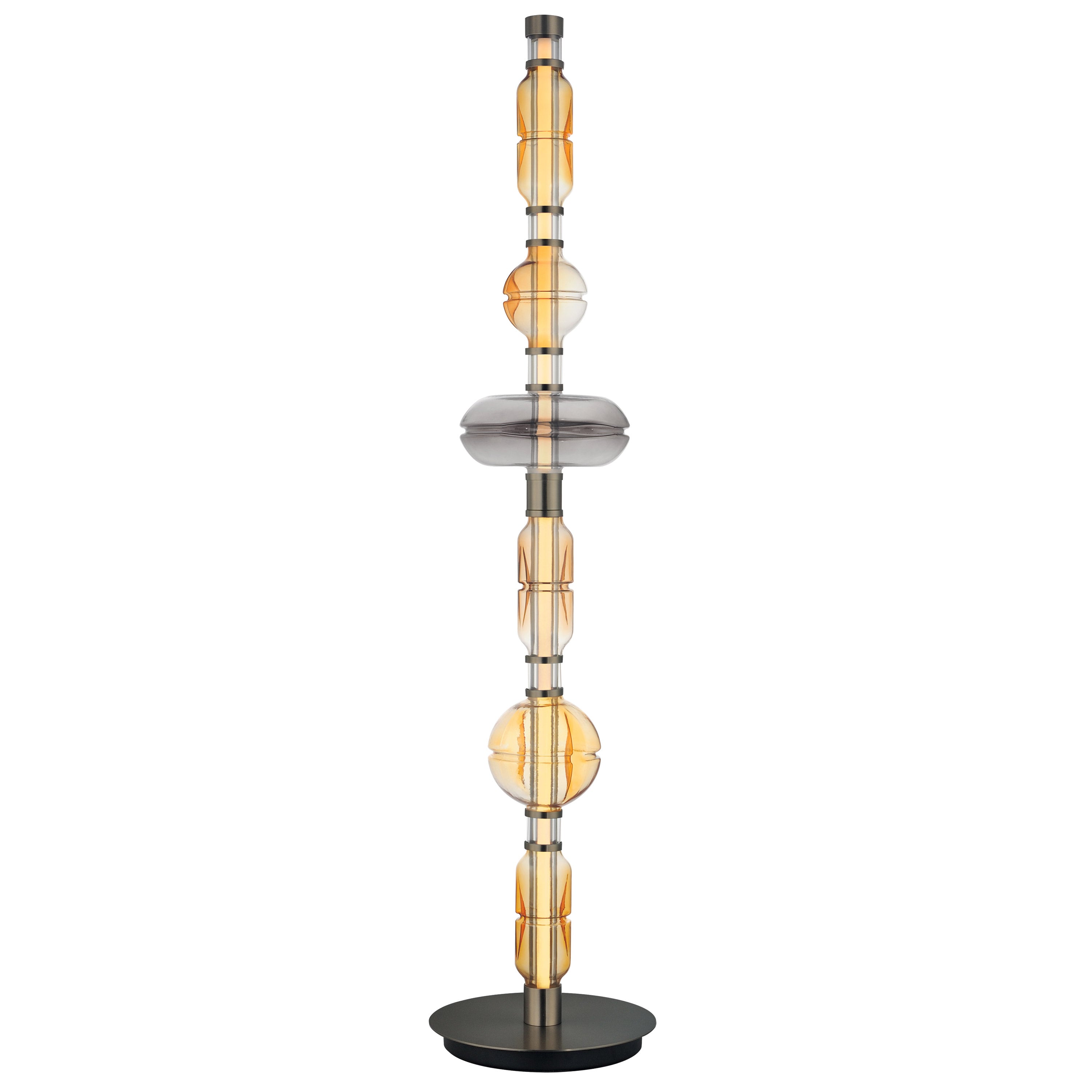 72" Gunmetal LED Floor Lamp