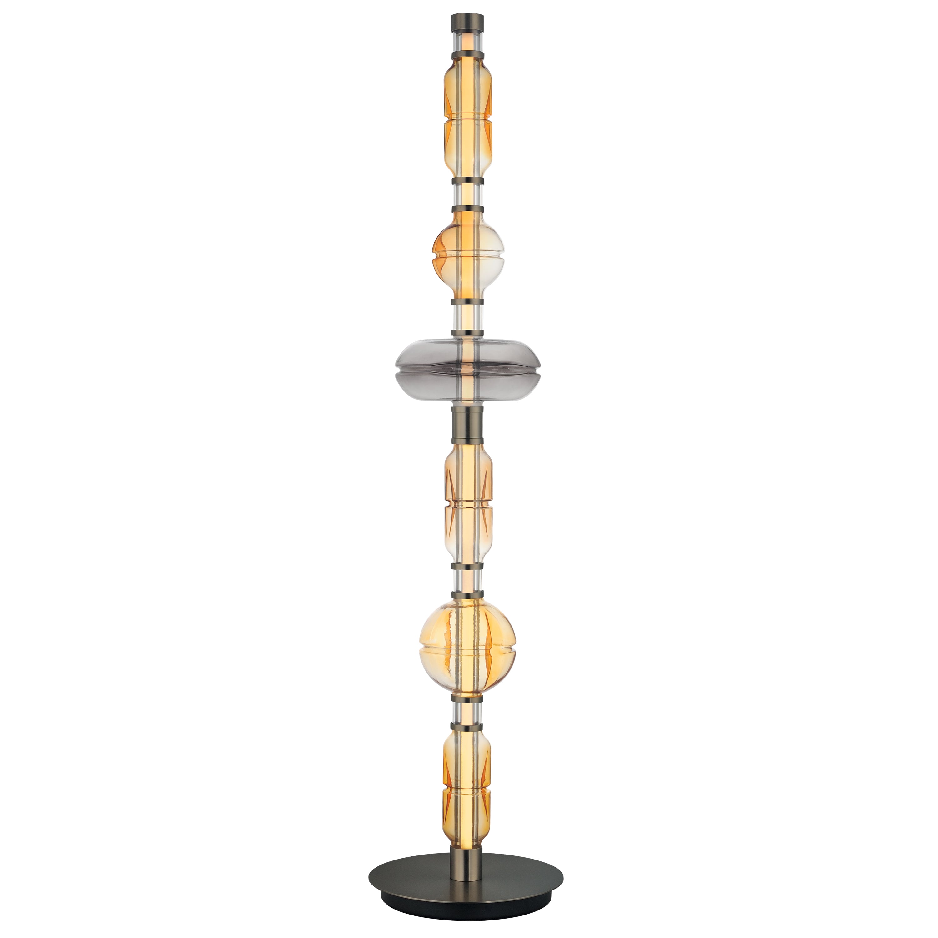 72" Gold LED Floor Lamp
