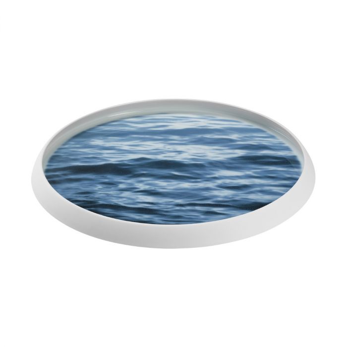 Waves Round Tray