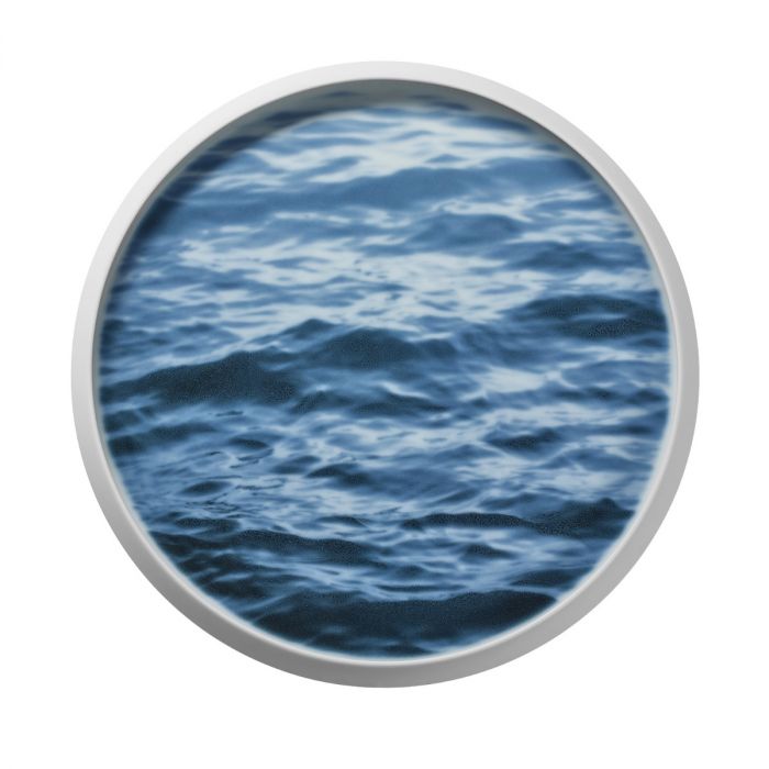 Waves Round Tray