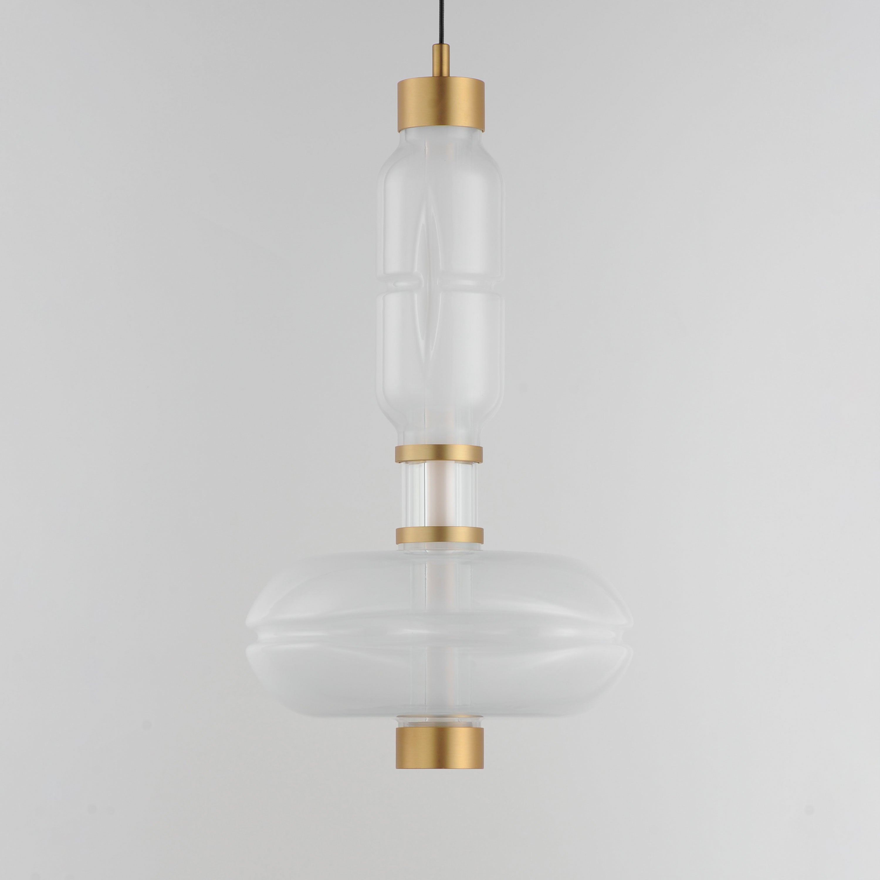 22" LED Gold Single Pendant