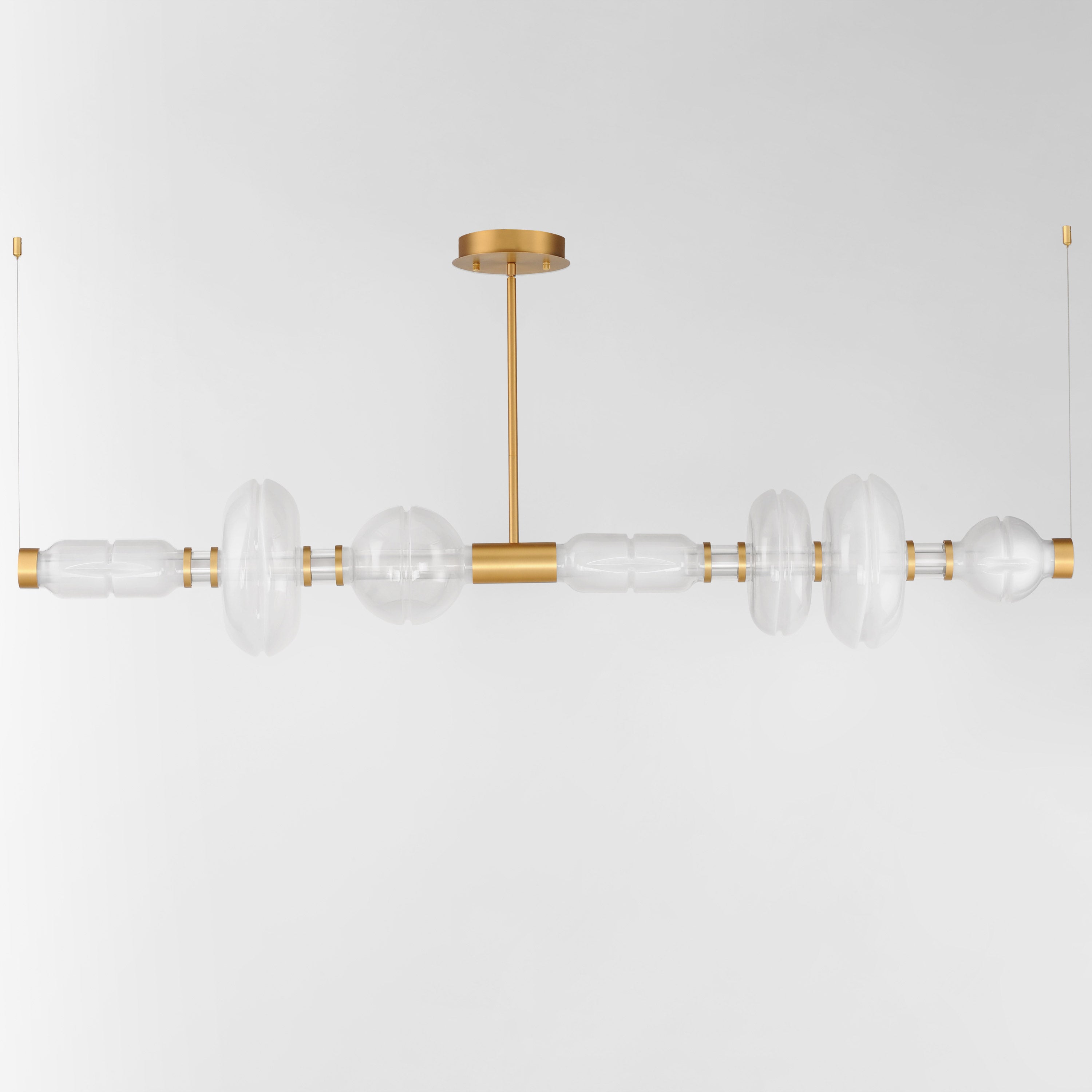 LED Horizontal Gold Pendant