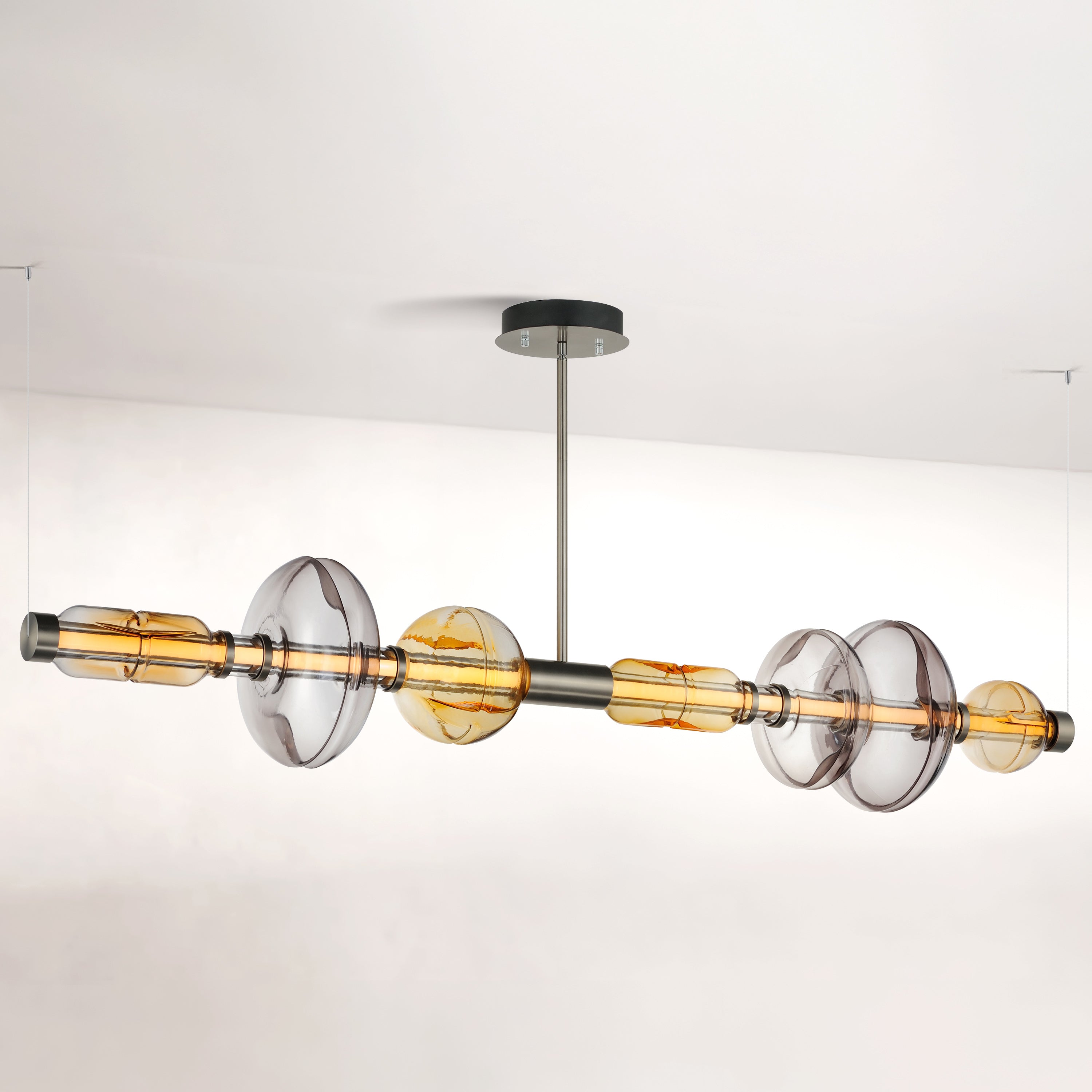 LED Horizontal Gunmetal Pendant