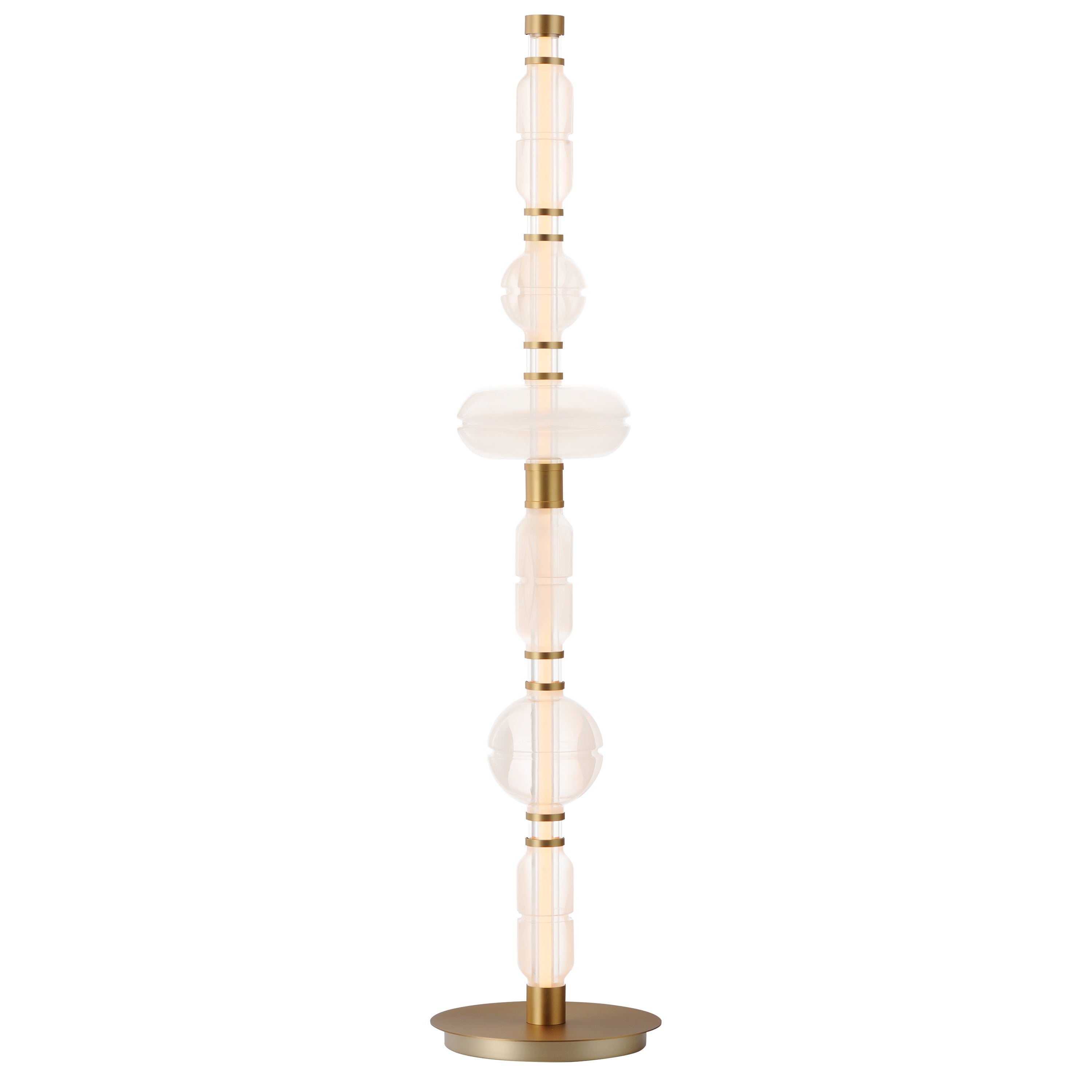 72" Gold LED Floor Lamp